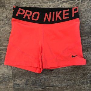 Salmon Pink Nike Pro Spandex